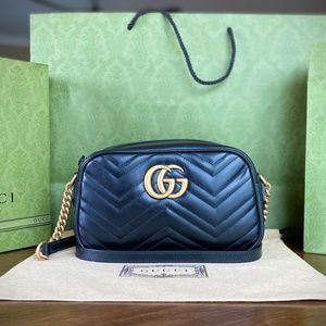 **BRAND NEW** Gucci Crossbody — GG Marmont Small Matelassé Shoulder Bag